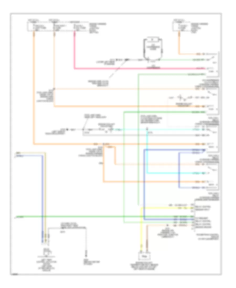 Manual AC Wiring Diagram, Base (2 of 2) for Chevrolet Impala 2000