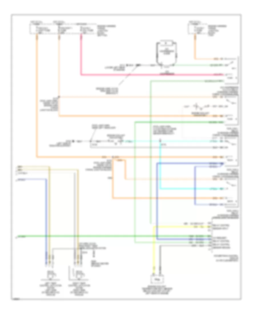 Manual AC Wiring Diagram, Dual Zone AC (2 of 2) for Chevrolet Impala 2000