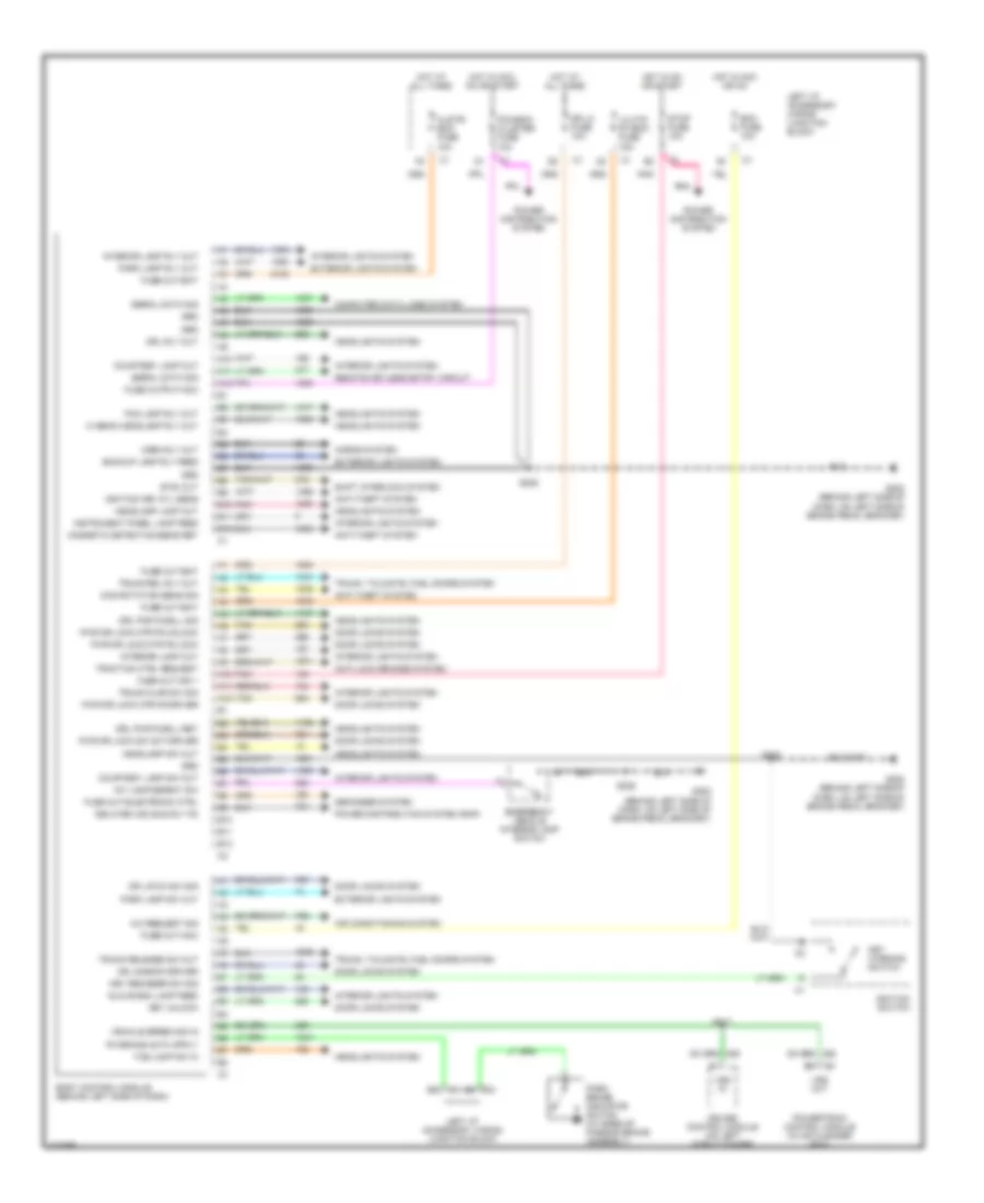 Body Computer Wiring Diagrams for Chevrolet Impala 2000