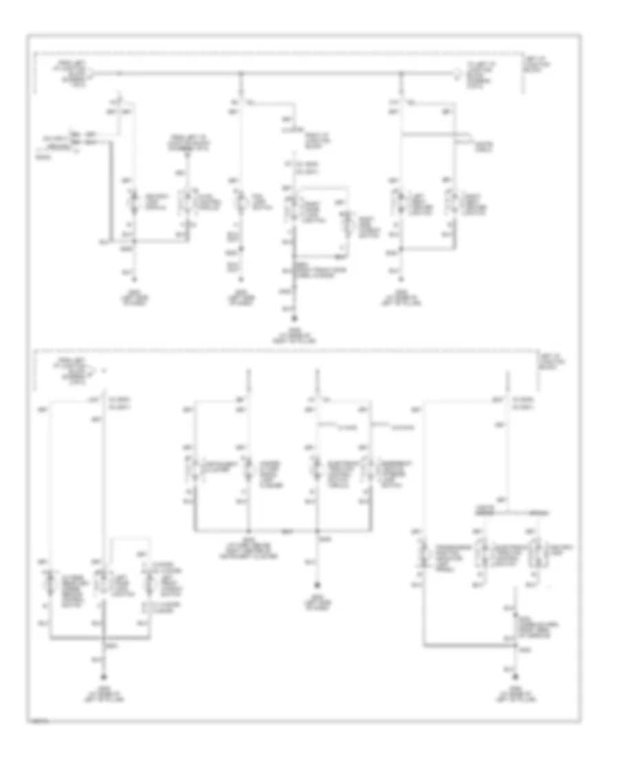 Instrument Illumination Wiring Diagram (2 of 2) for Chevrolet Impala 2000