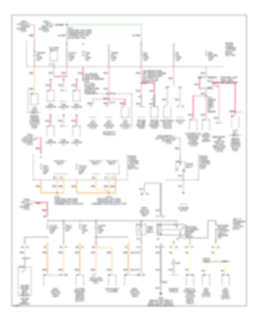 Power Distribution Wiring Diagram 3 of 5 for Chevrolet Impala 2000