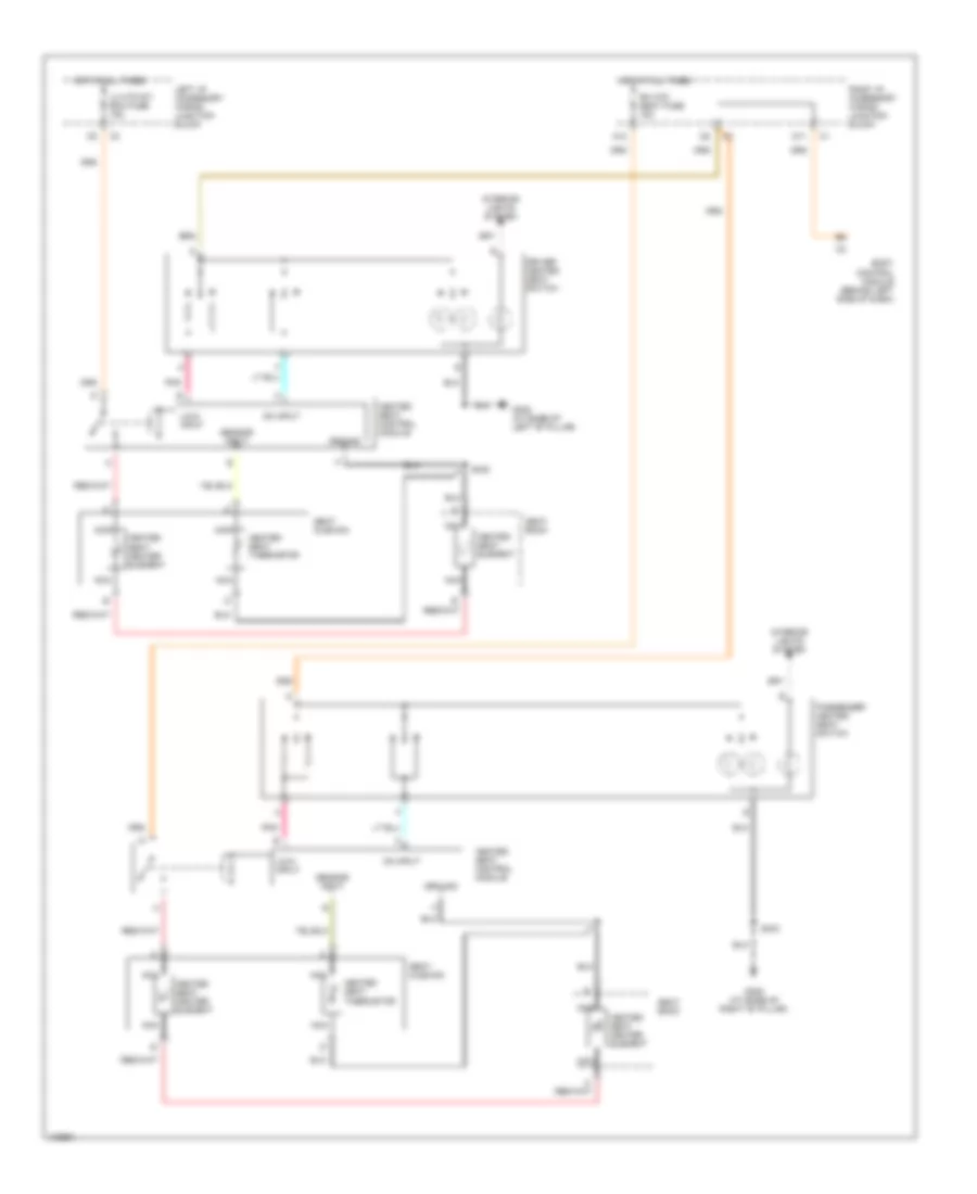 Heated Seats Wiring Diagram for Chevrolet Impala 2000