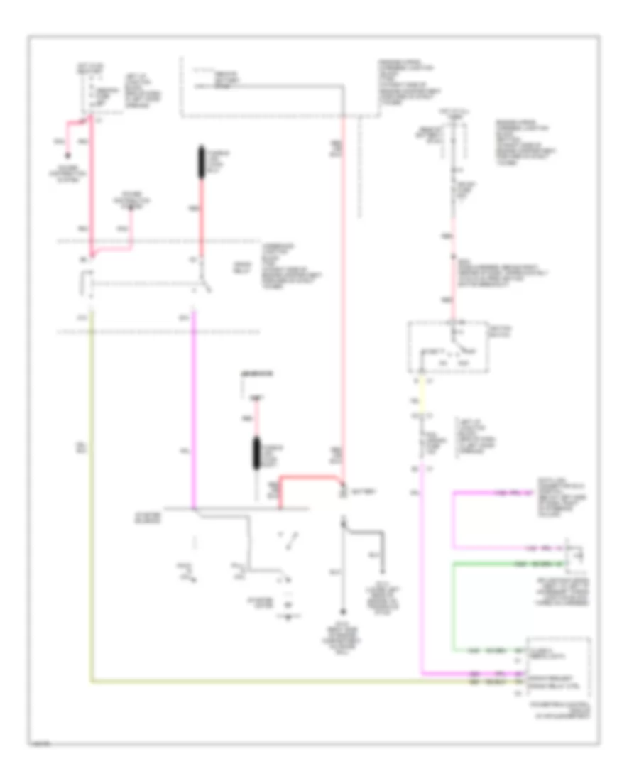 Starting Wiring Diagram for Chevrolet Impala 2000