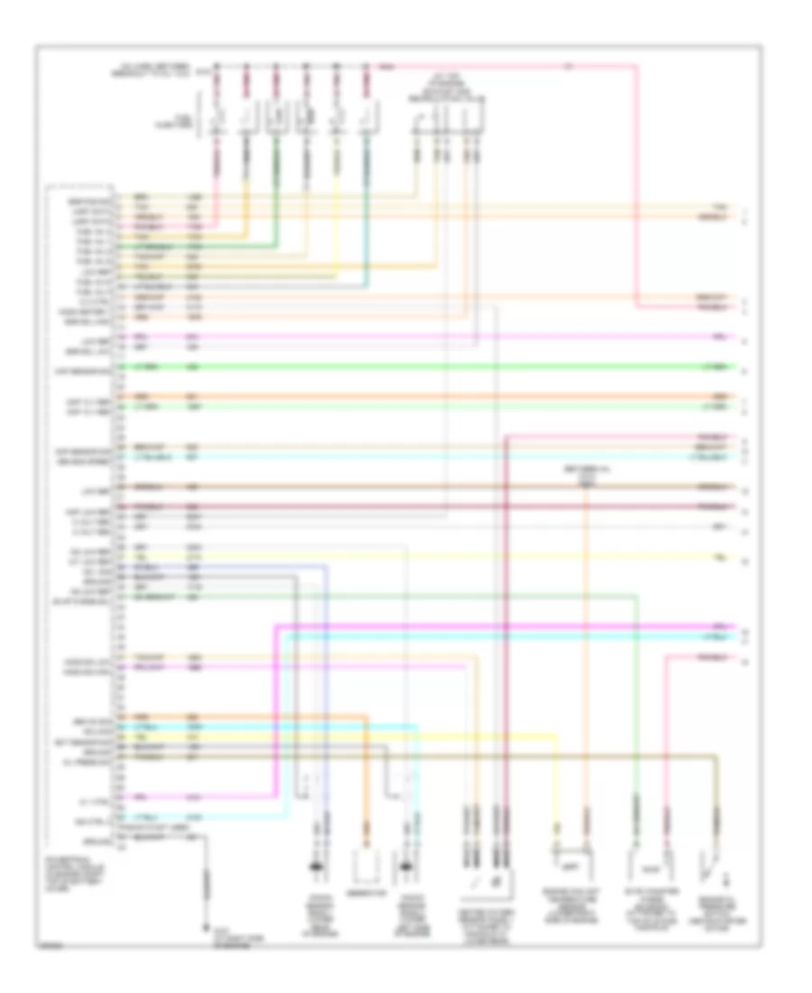 3 4L VIN F Engine Performance Wiring Diagram 1 of 4 for Chevrolet Equinox LS 2005