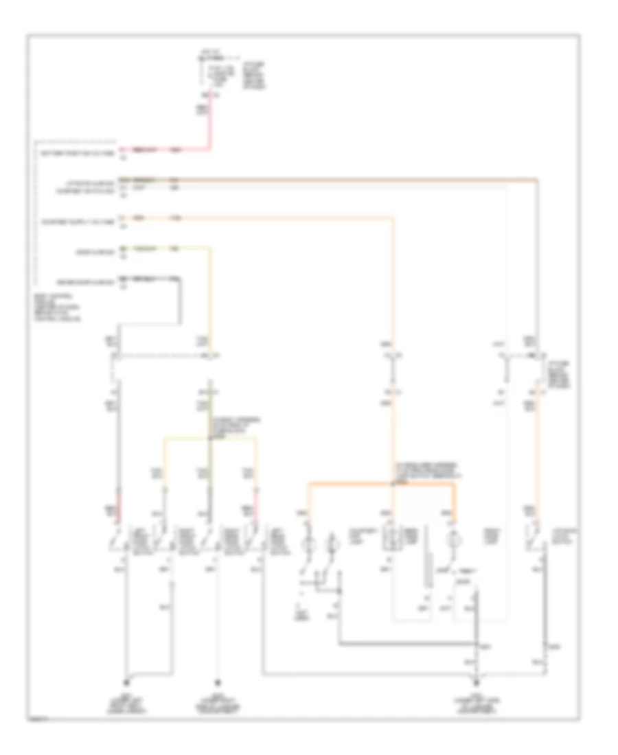 Courtesy Lamps Wiring Diagram for Chevrolet Equinox LS 2005