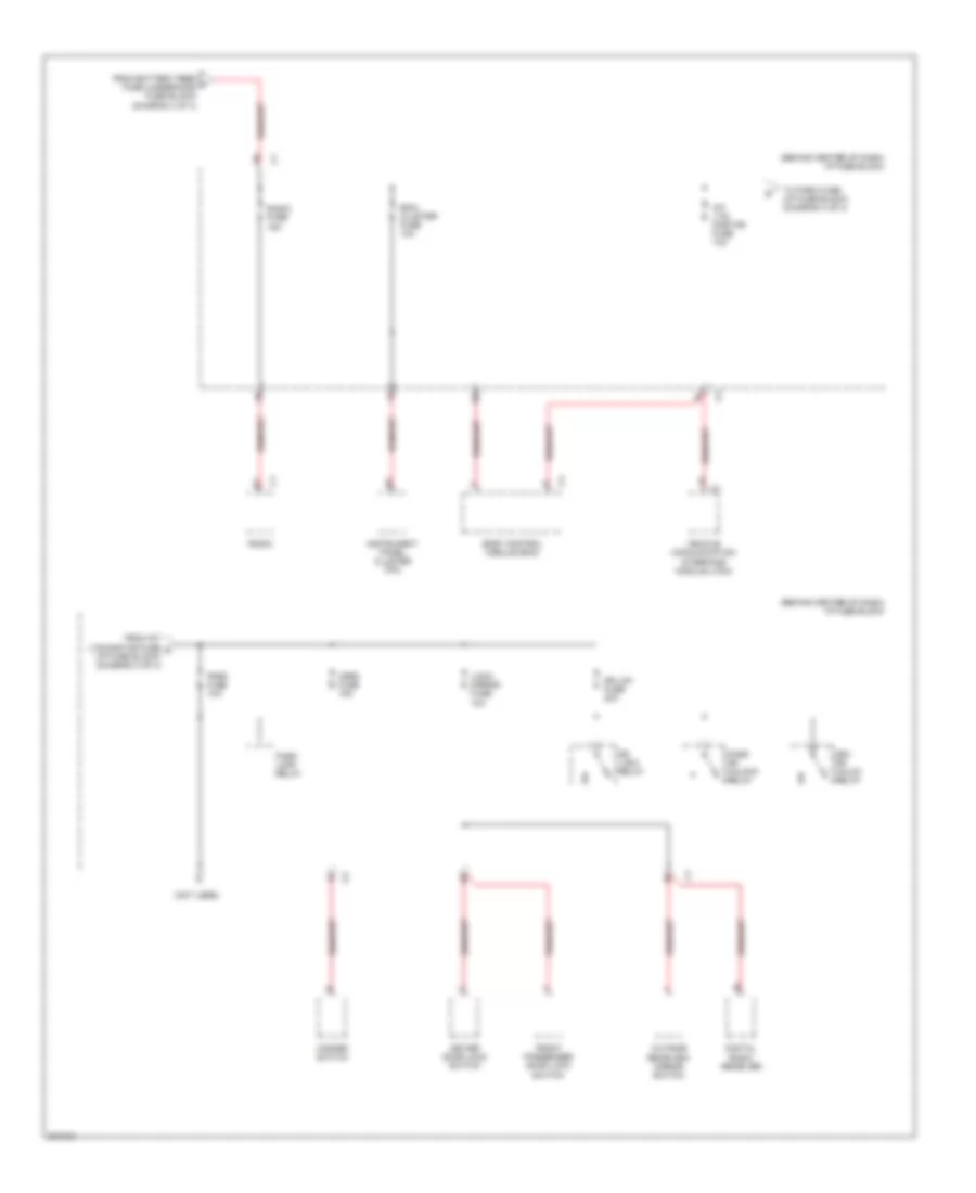Power Distribution Wiring Diagram 4 of 4 for Chevrolet Equinox LS 2005