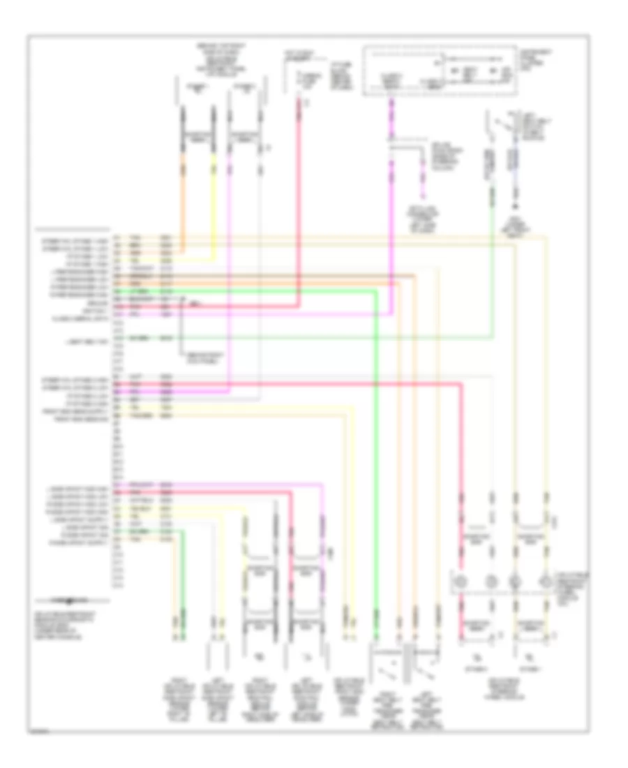 Supplemental Restraints Wiring Diagram for Chevrolet Equinox LS 2005
