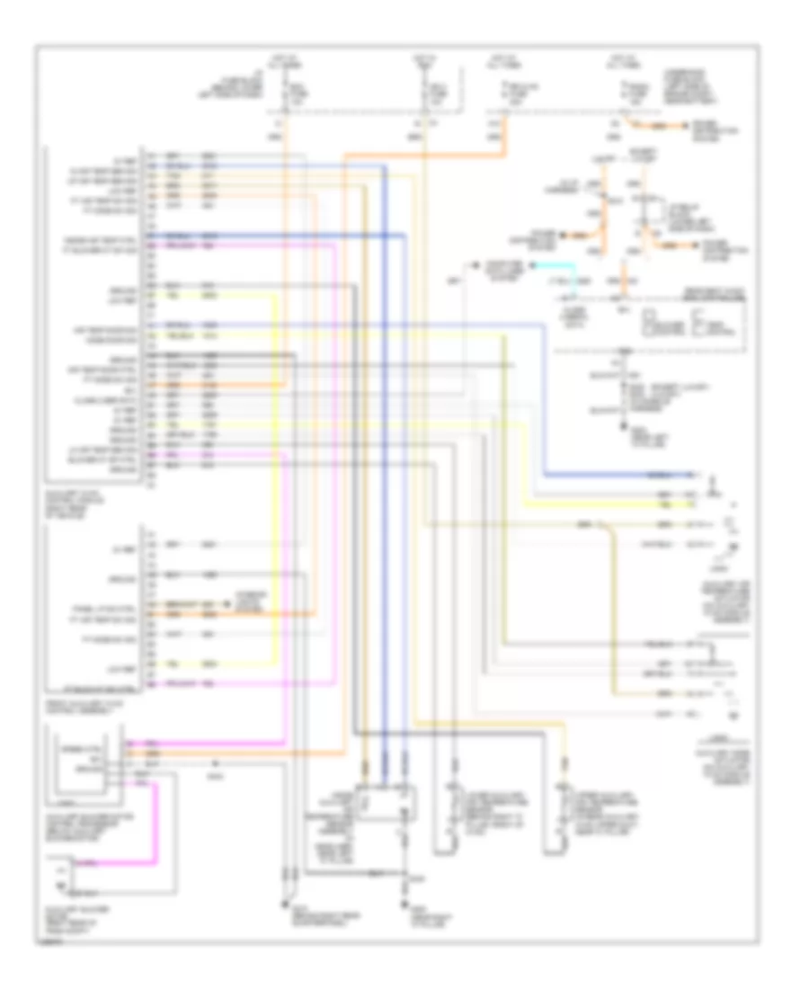 Automatic A C Wiring Diagram Rear A C with Long Wheel Base for Chevrolet Tahoe 2006