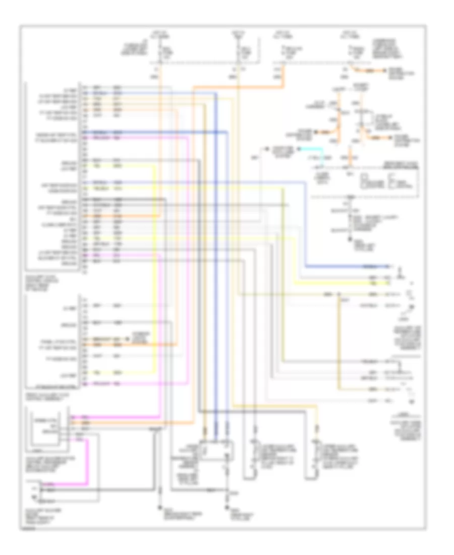 Automatic A C Wiring Diagram Rear A C with Short Wheel Base for Chevrolet Tahoe 2006