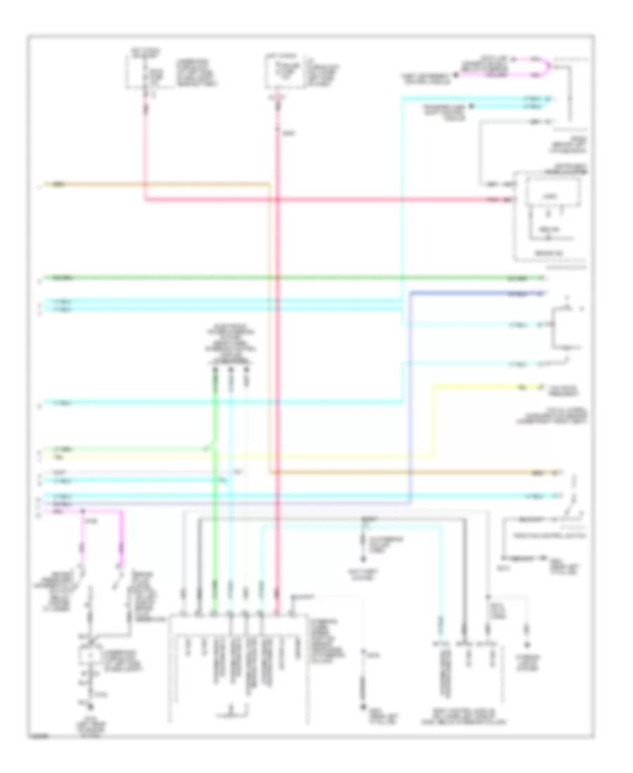 Anti lock Brakes Wiring Diagram with Vehicle Speed Enhancement Stability 2 of 2 for Chevrolet Tahoe 2006