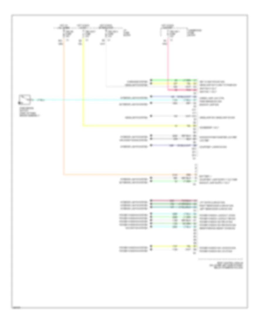 Body Control Modules Wiring Diagram 2 of 2 for Chevrolet Tahoe 2006