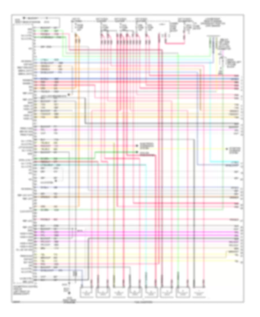 4 8L VIN V Engine Performance Wiring Diagram 1 of 5 for Chevrolet Tahoe 2006