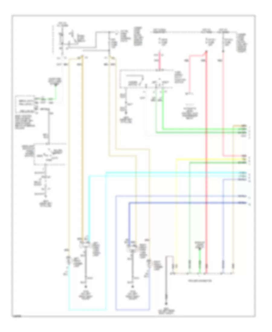 Exterior Lamps Wiring Diagram (1 of 3) for Chevrolet Tahoe 2006