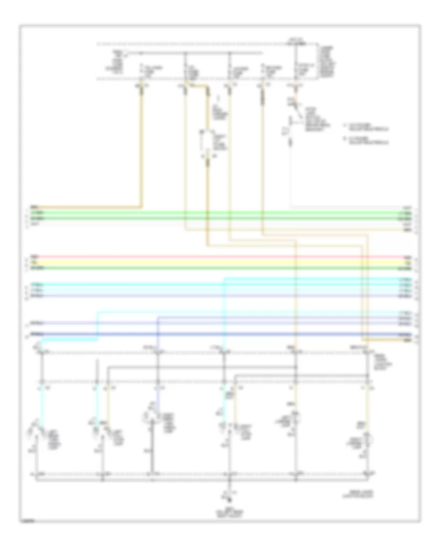 Exterior Lamps Wiring Diagram (2 of 3) for Chevrolet Tahoe 2006