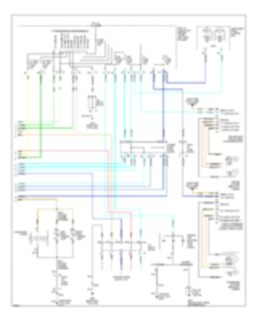 Exterior Lamps Wiring Diagram (3 of 3) for Chevrolet Tahoe 2006