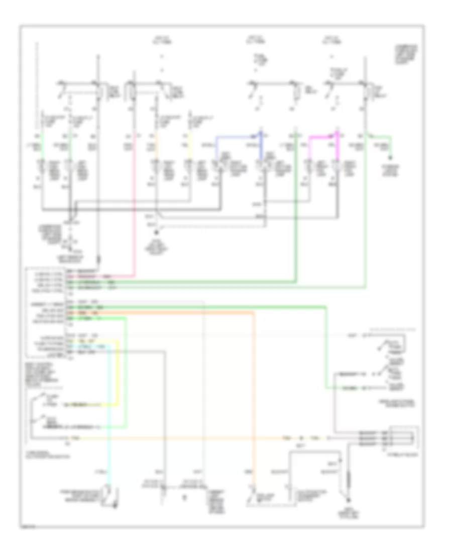 Headlights Wiring Diagram for Chevrolet Tahoe 2006