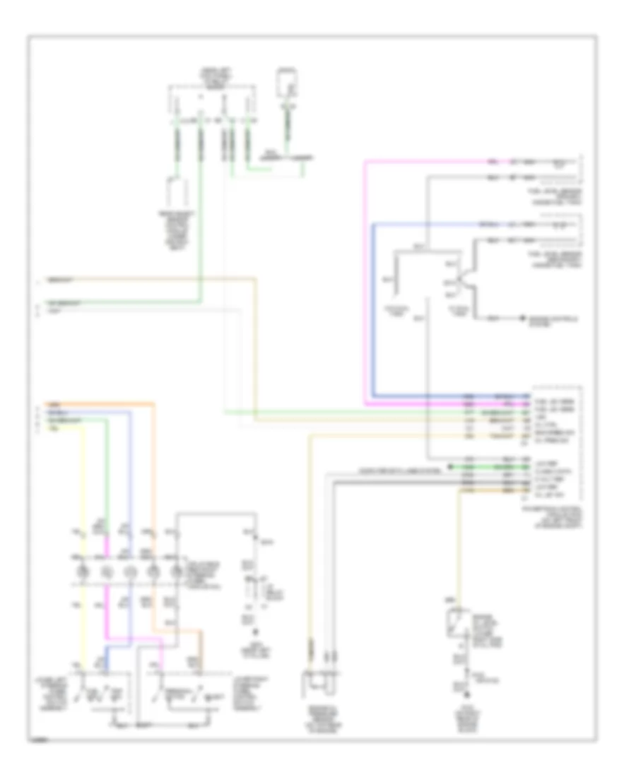 Instrument Cluster Wiring Diagram 2 of 2 for Chevrolet Tahoe 2006