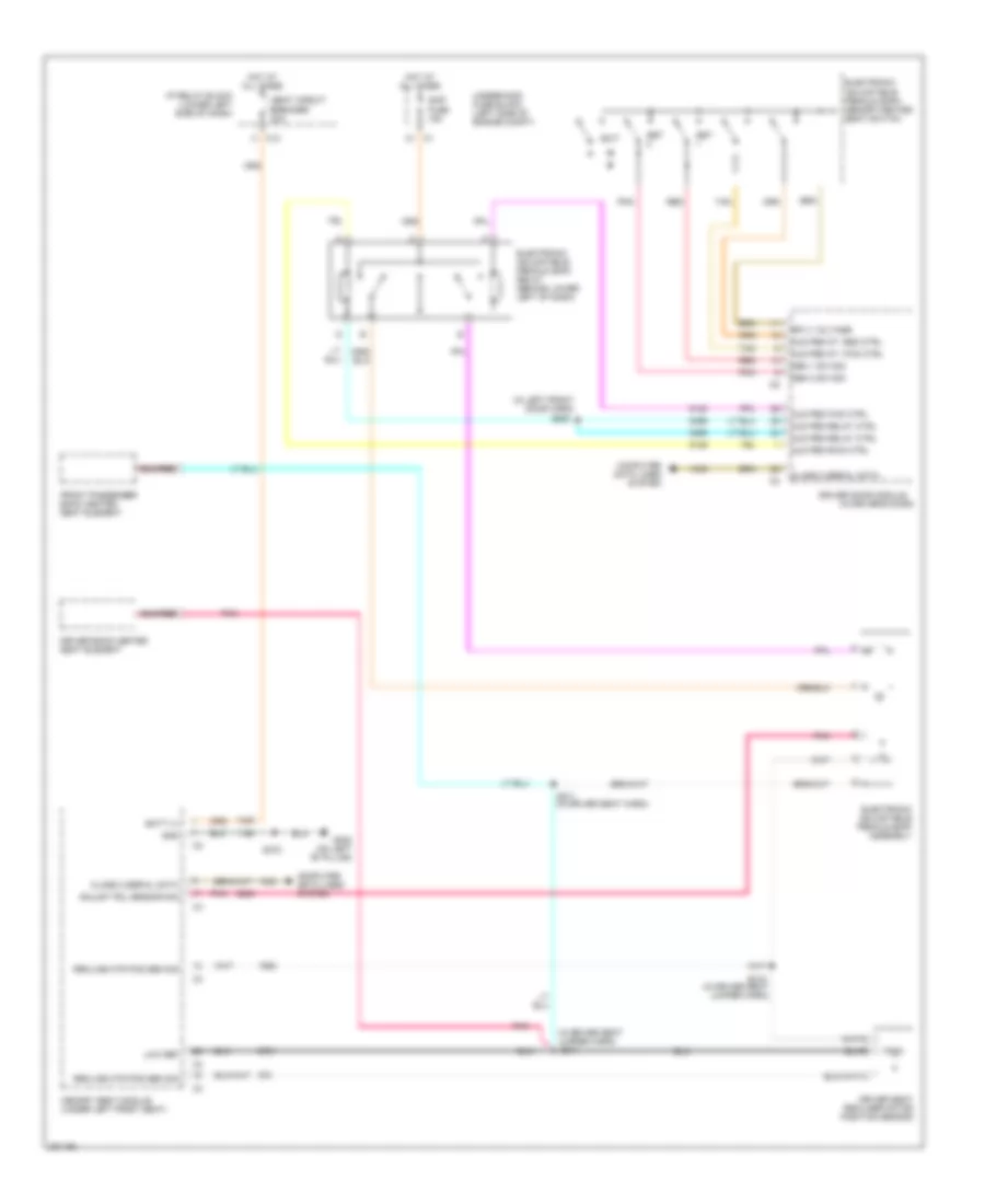 Adjustable Pedal Wiring Diagram for Chevrolet Tahoe 2006