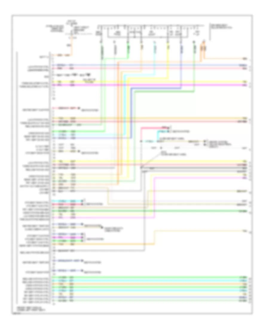 Memory Seat Wiring Diagram 1 of 2 for Chevrolet Tahoe 2006