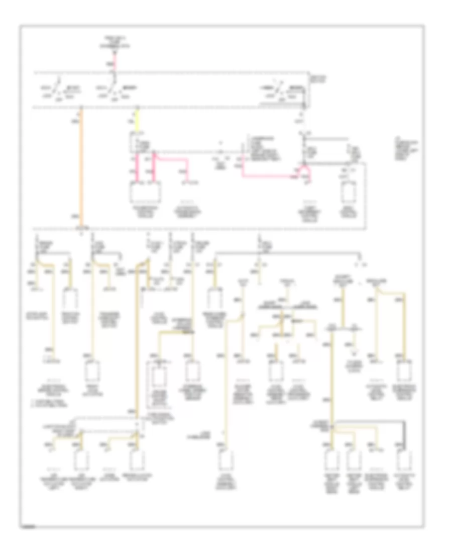 Power Distribution Wiring Diagram 5 of 6 for Chevrolet Tahoe 2006