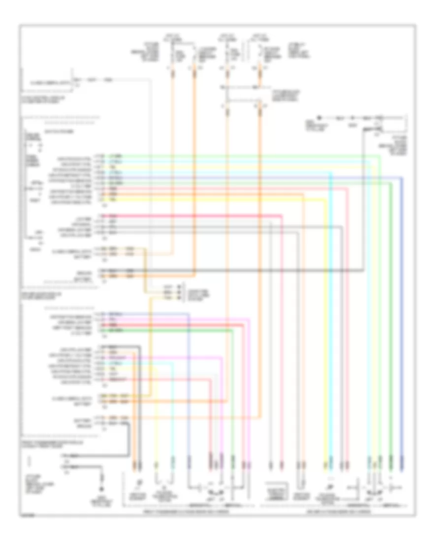 Power Mirrors Wiring Diagram for Chevrolet Tahoe 2006