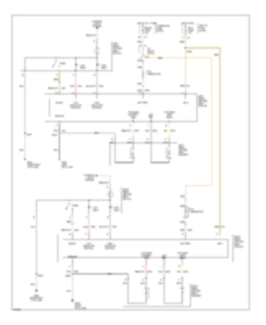 Rear Heated Seats Wiring Diagram for Chevrolet Tahoe 2006