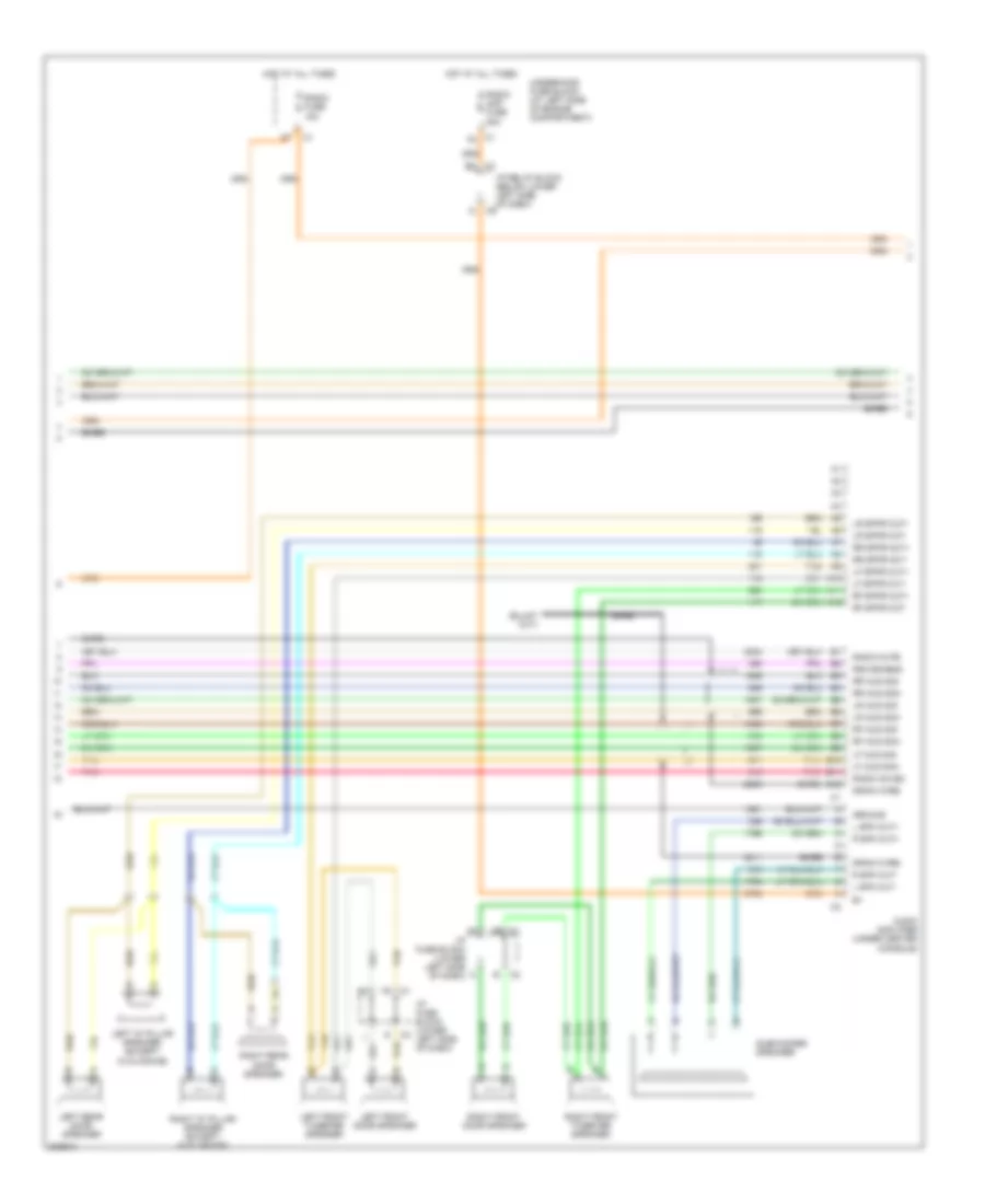 Mid Line Radio Wiring Diagram with Rear Seat Audio 2 of 4 for Chevrolet Tahoe 2006