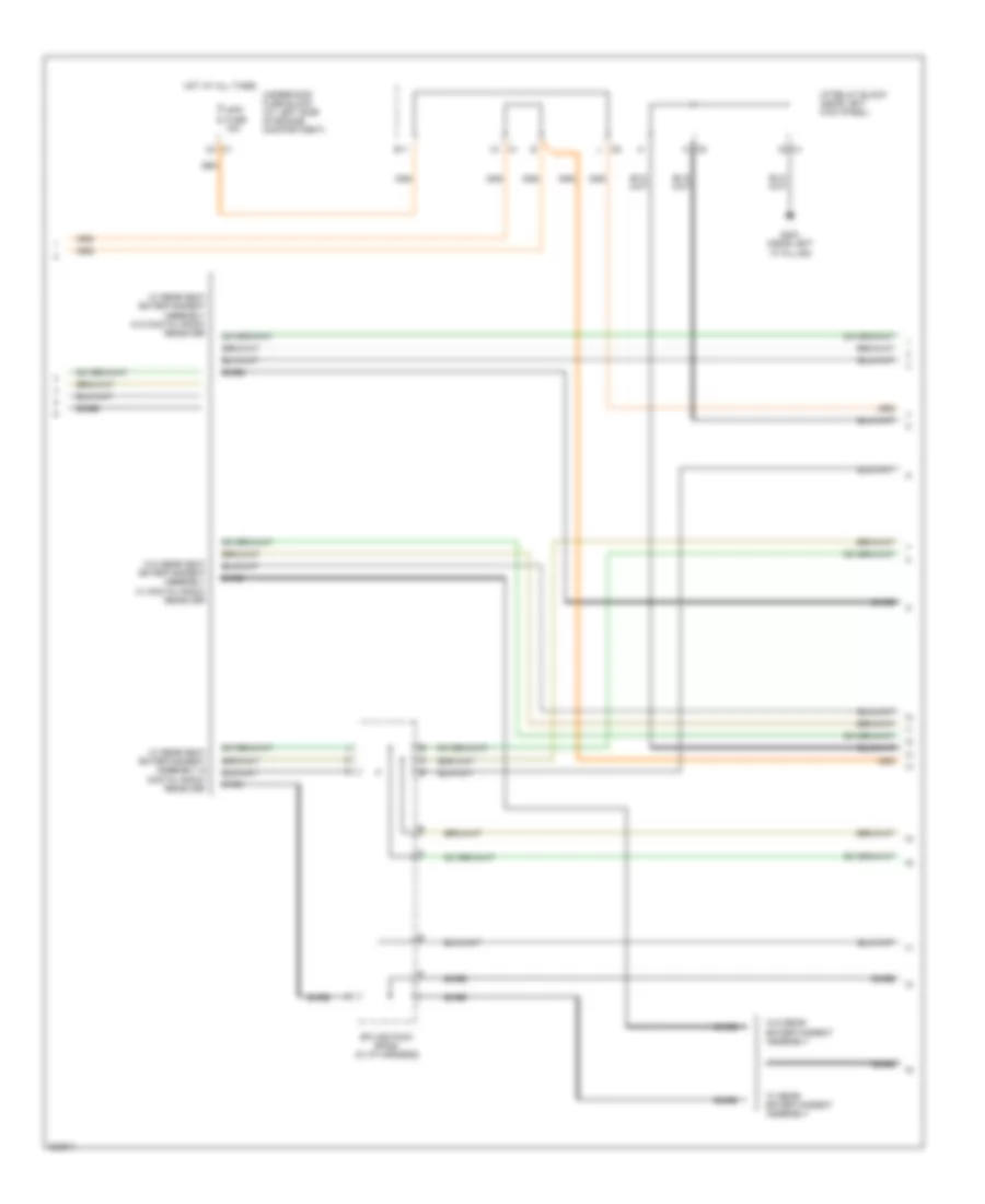 Mid Line Radio Wiring Diagram with Rear Seat Audio 3 of 4 for Chevrolet Tahoe 2006