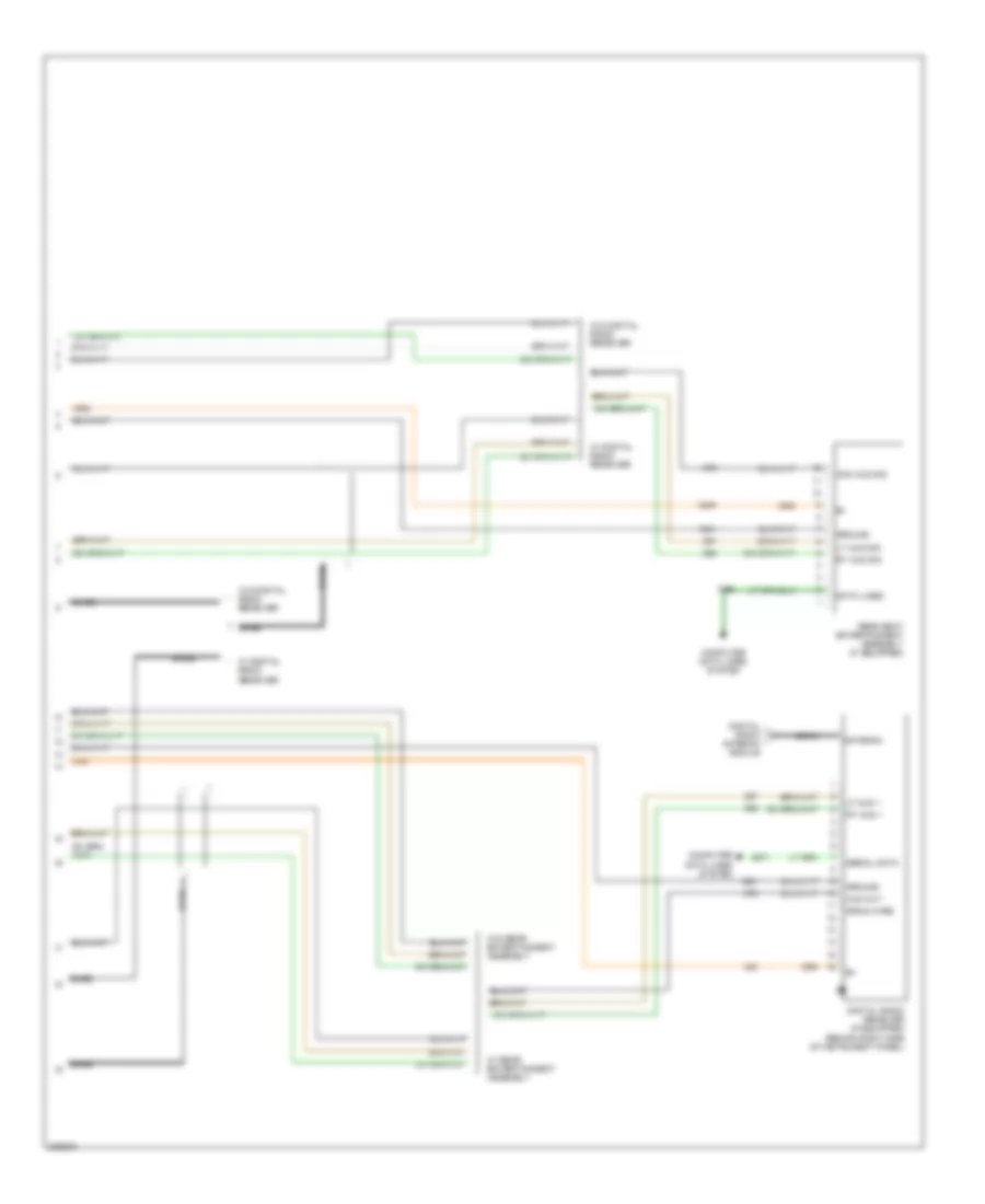 Mid Line Radio Wiring Diagram with Rear Seat Audio 4 of 4 for Chevrolet Tahoe 2006