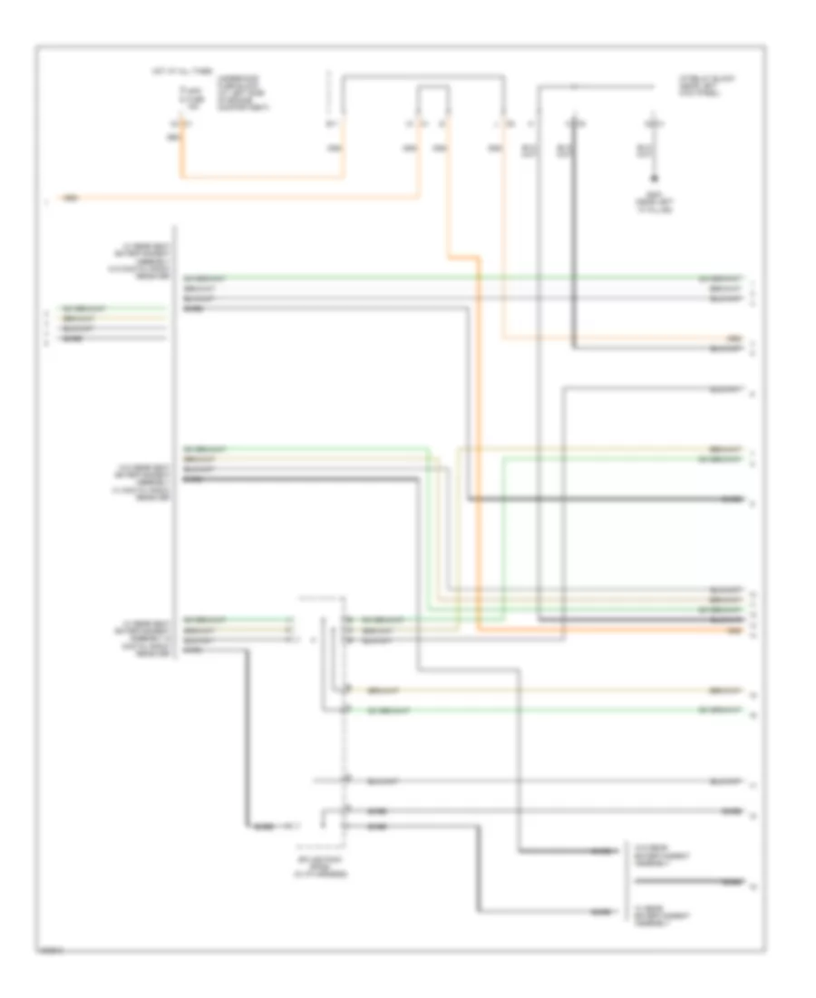 Mid Line Radio Wiring Diagram without Rear Seat Audio 3 of 4 for Chevrolet Tahoe 2006