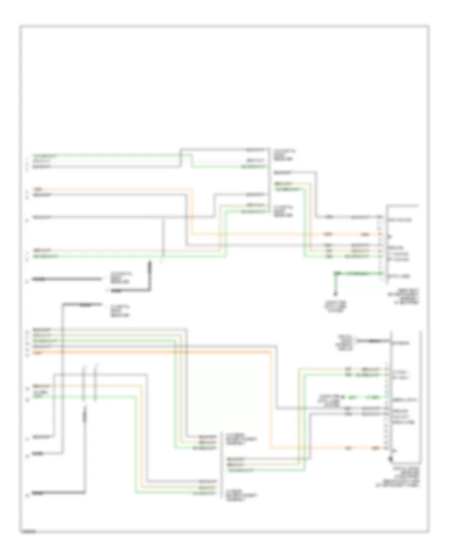 Mid Line Radio Wiring Diagram without Rear Seat Audio 4 of 4 for Chevrolet Tahoe 2006