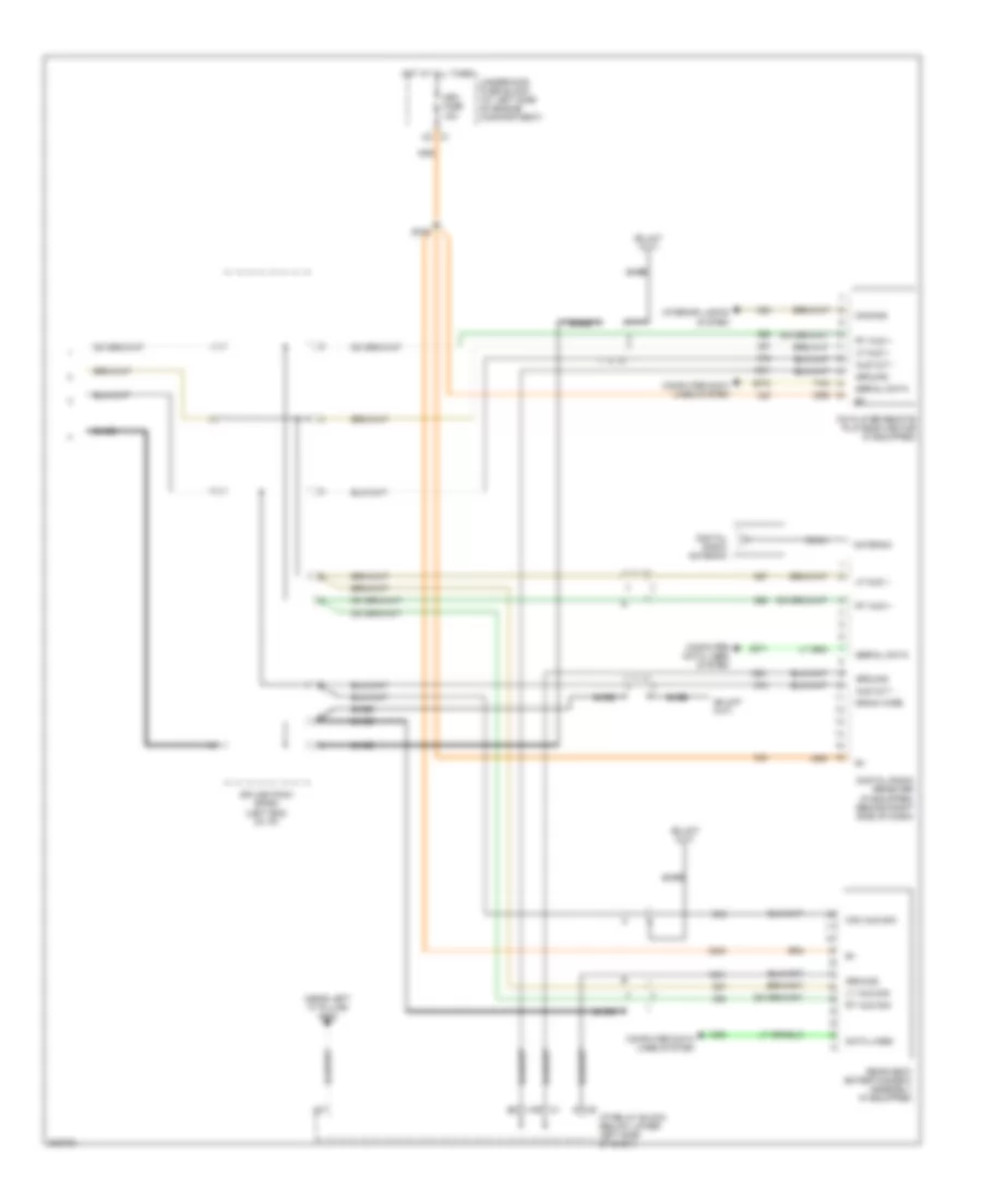 Premium Sound Radio Wiring Diagram with CD with Rear Entertainment with Digital Receiver 3 of 3 for Chevrolet Tahoe 2006