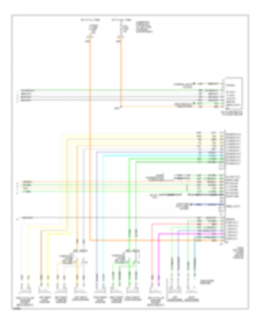 Premium Sound Radio Wiring Diagram with CD 2 of 2 for Chevrolet Tahoe 2006