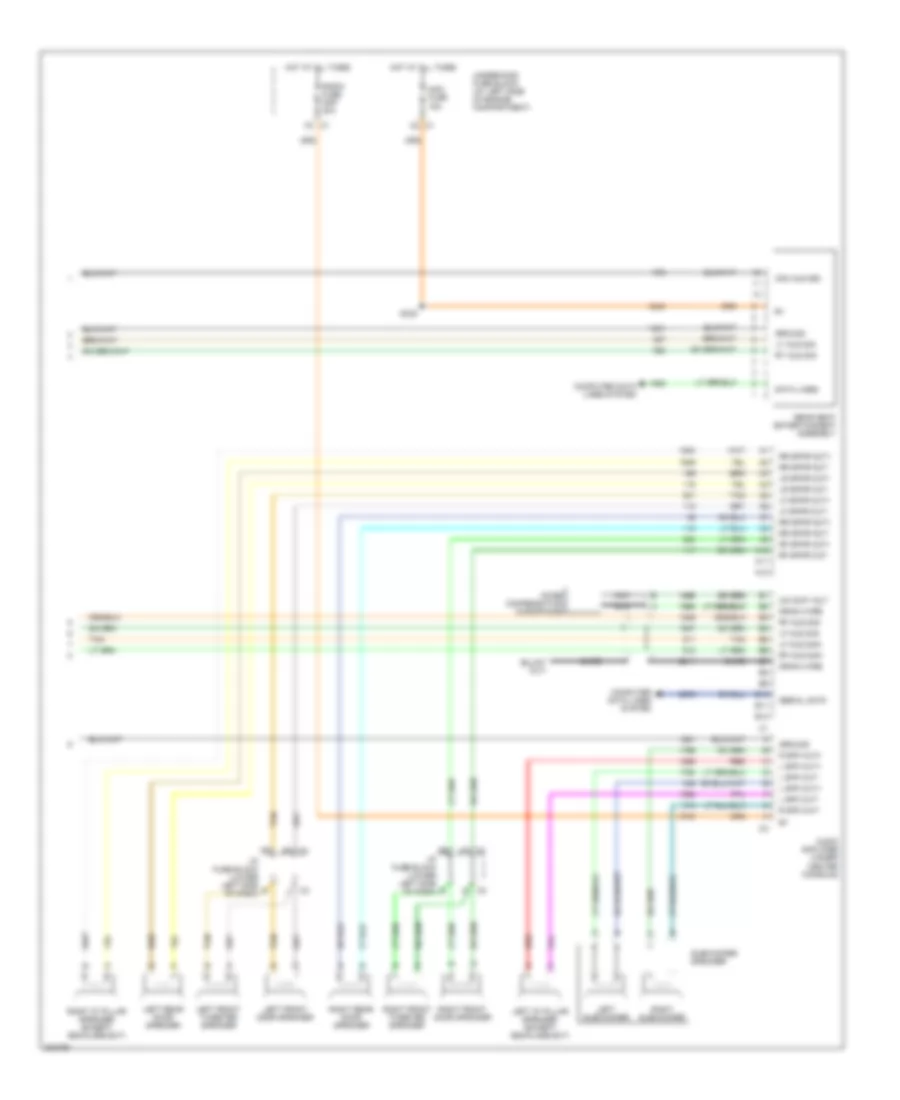 Premium Sound Radio Wiring Diagram with Rear Entertainment 2 of 2 for Chevrolet Tahoe 2006