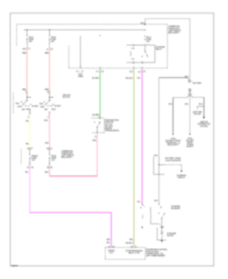 Starting Wiring Diagram for Chevrolet Tahoe 2006