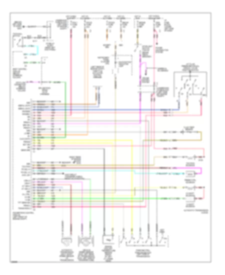 AT Wiring Diagram, 4L80-E for Chevrolet Tahoe 2006