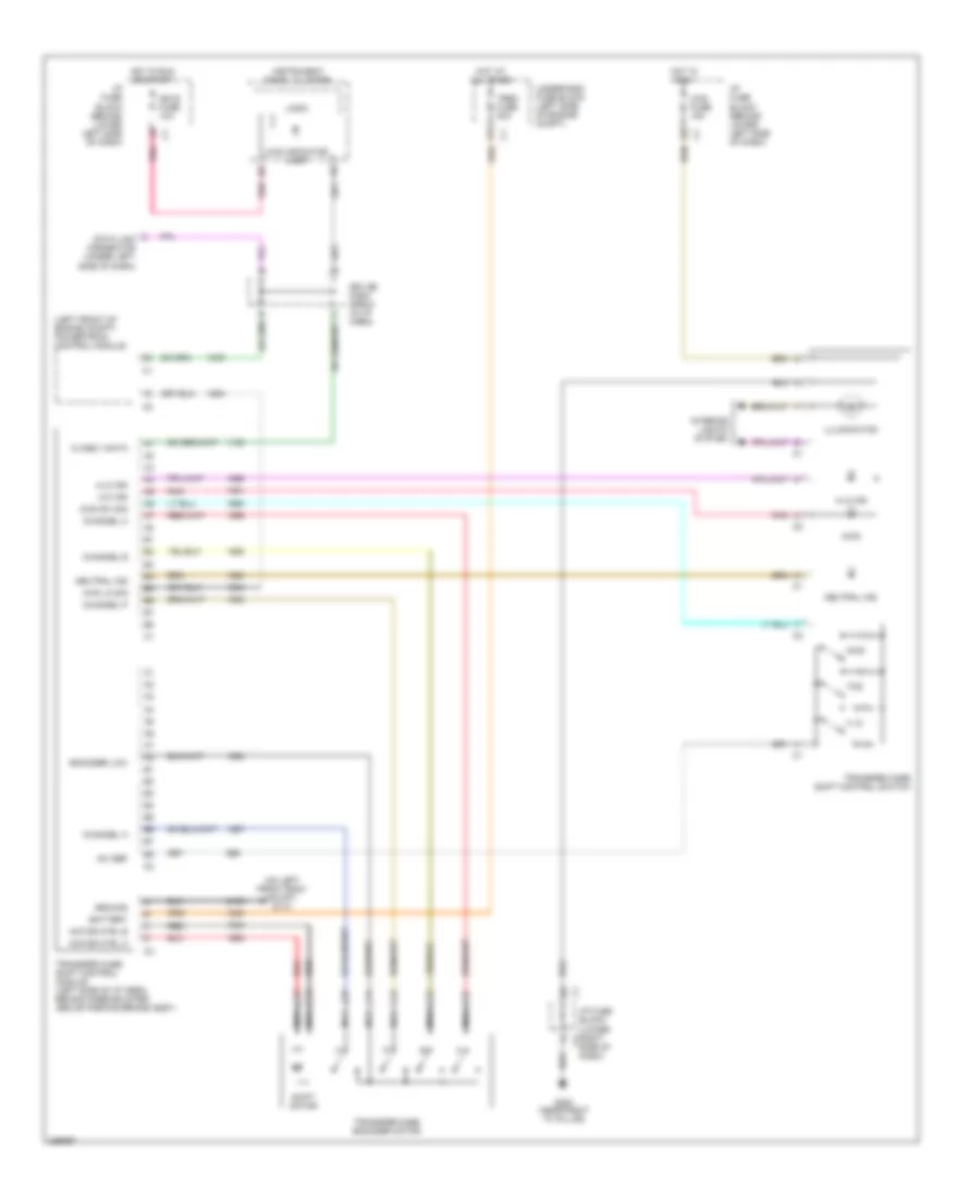 Transfer Case Wiring Diagram, Selectable for Chevrolet Tahoe 2006