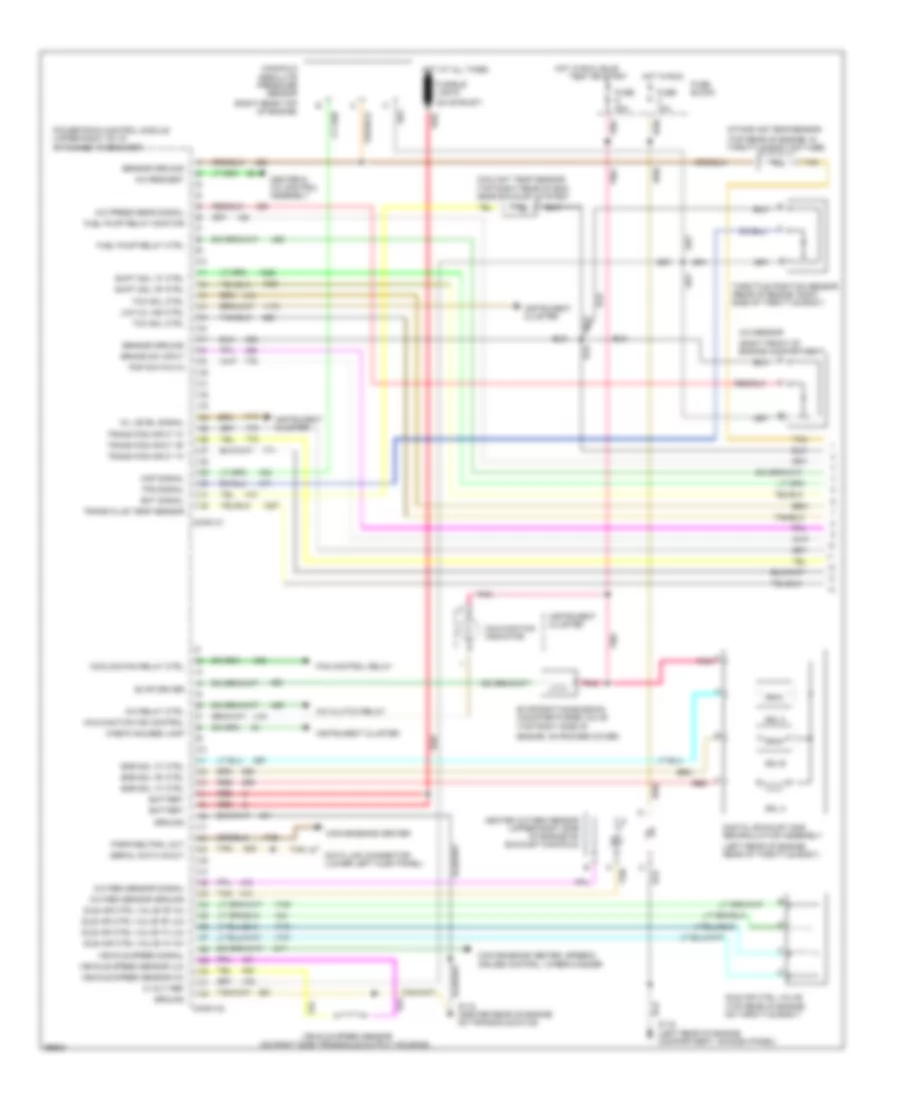 3.1L (VIN M), Engine Performance Wiring Diagrams (1 of 2) for Chevrolet Beretta 1995