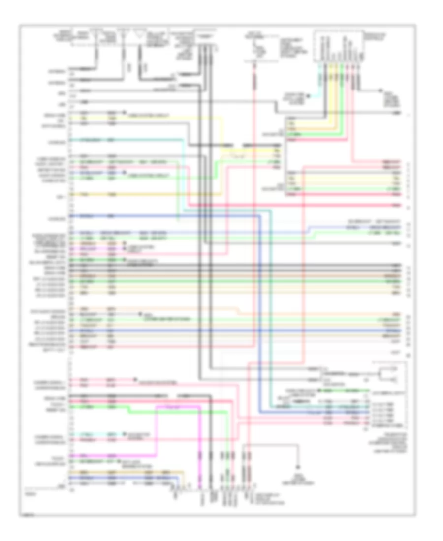 Navigation Wiring Diagram (1 of 3) for Chevrolet Equinox LT 2013