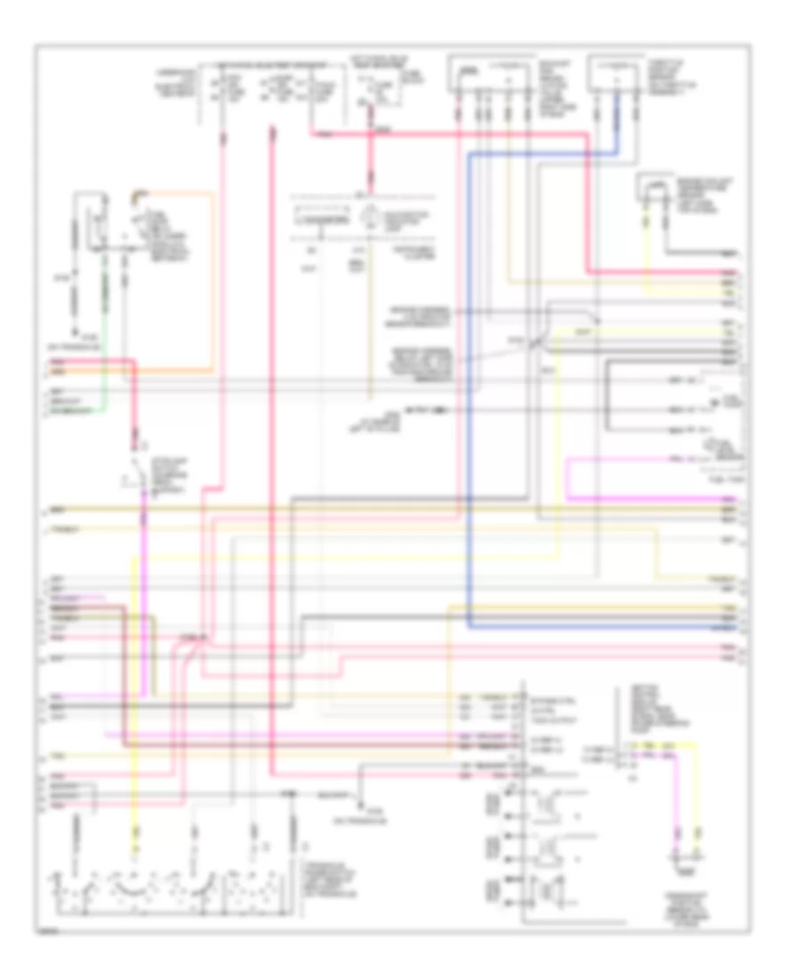 3.4L (VIN X), Engine Controls Wiring Diagram, 4T60-E (2 of 3) for Chevrolet Lumina 1997