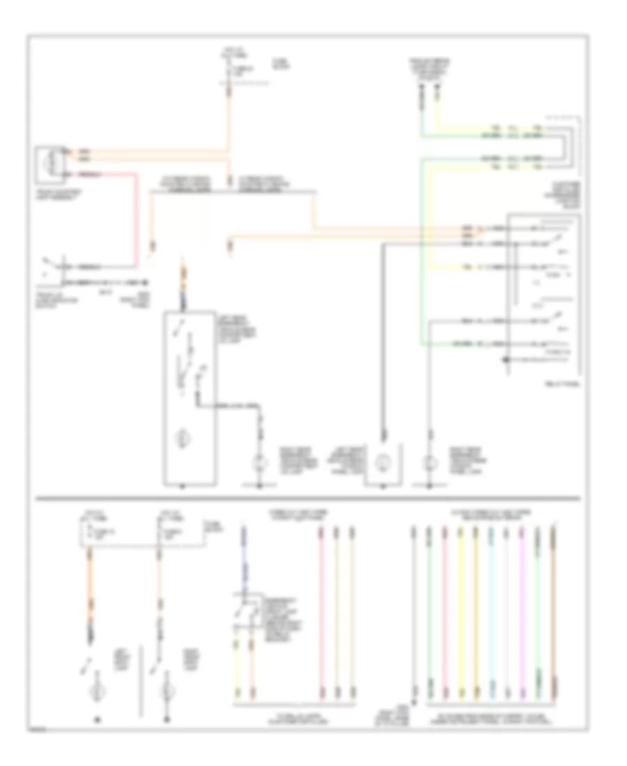 Exterior Lamps Wiring Diagram, with Police Or Emergency Vehicle Option for Chevrolet Lumina 1997