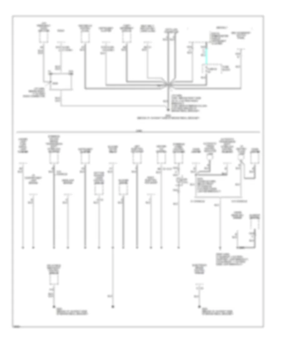 Ground Distribution Wiring Diagram 2 of 4 for Chevrolet Lumina 1997