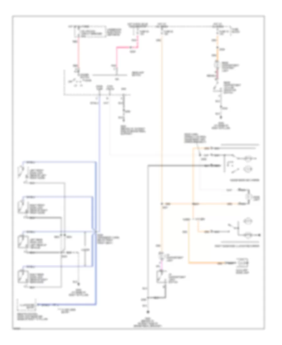 Courtesy Lamps Wiring Diagram for Chevrolet Lumina 1997