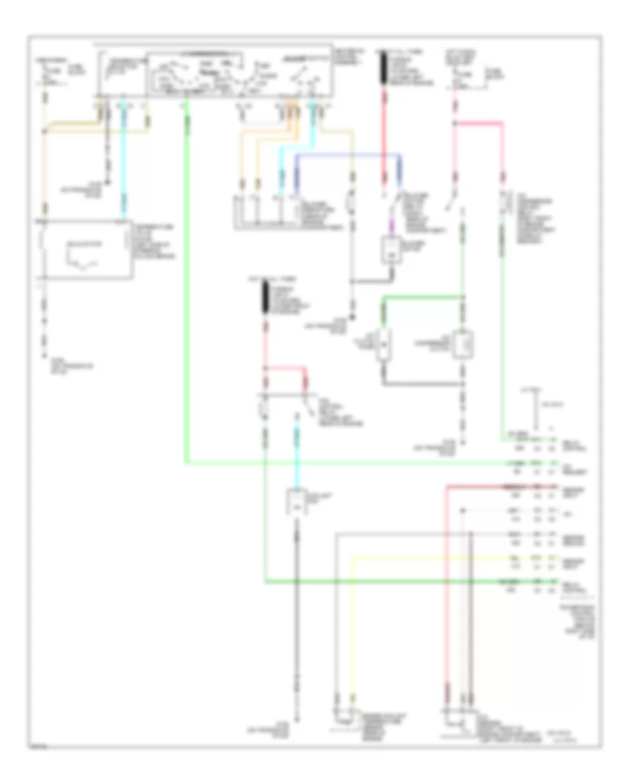 Air Conditioning Wiring Diagrams for Chevrolet Beretta Z26 1995