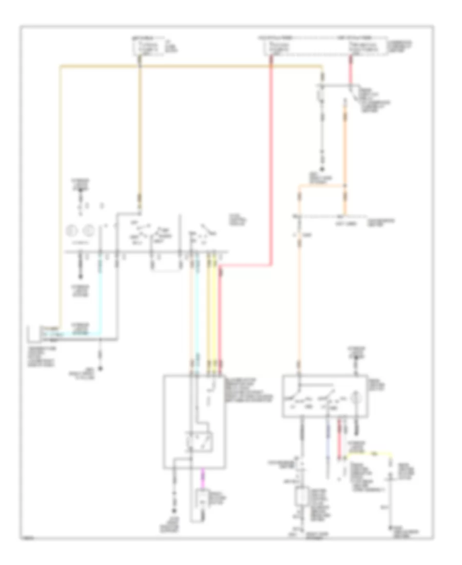 Heater Wiring Diagram for Chevrolet Astro 1996