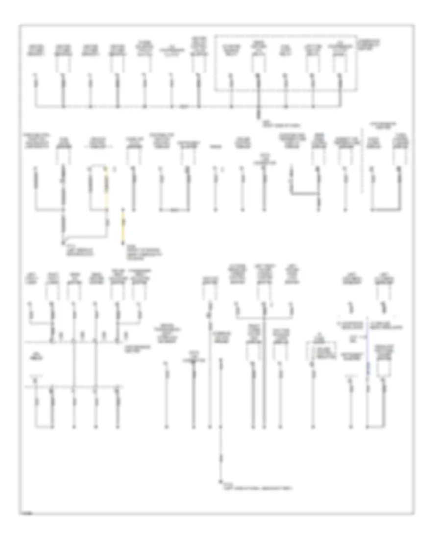 Ground Distribution Wiring Diagram 1 of 2 for Chevrolet Astro 1996