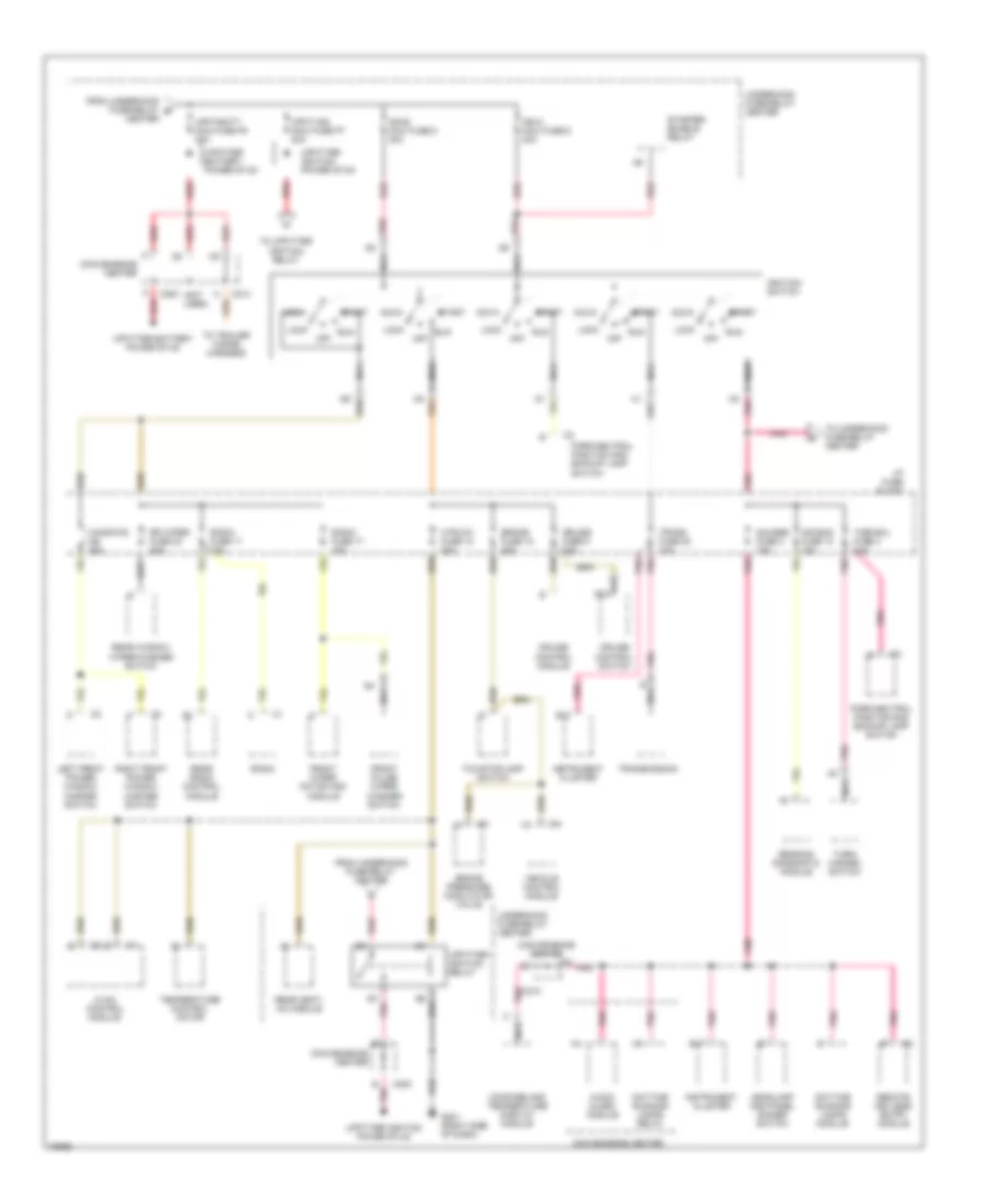 Power Distribution Wiring Diagram 2 of 3 for Chevrolet Astro 1996