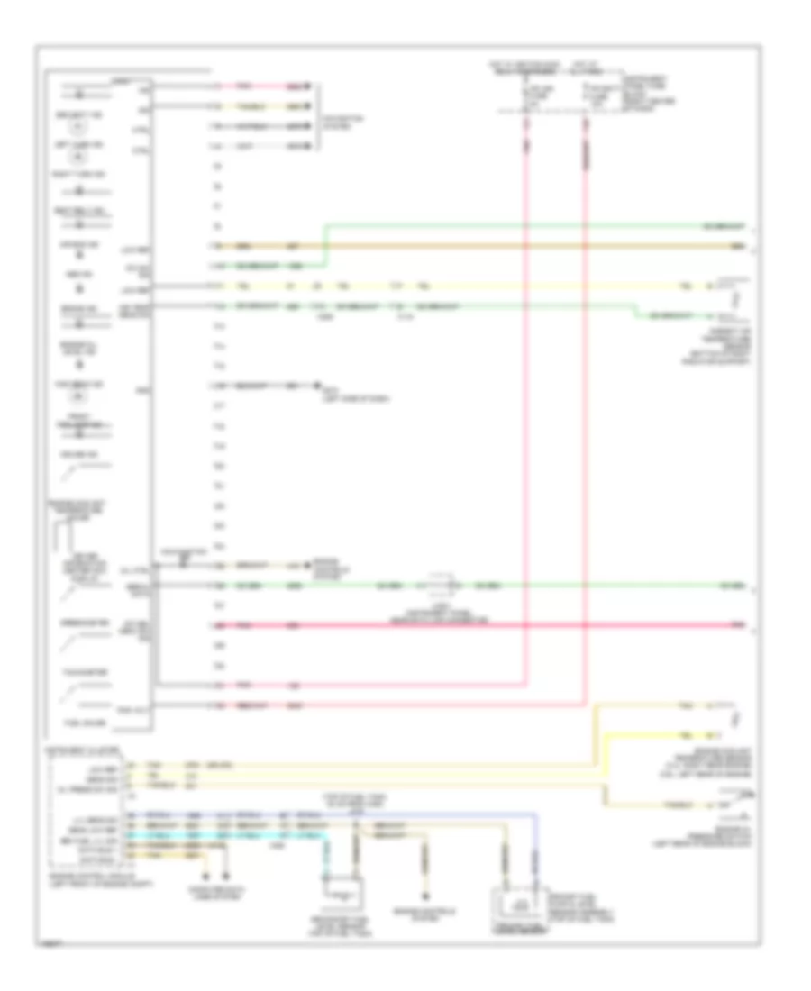 Instrument Cluster Wiring Diagram 1 of 2 for Chevrolet Equinox LTZ 2013