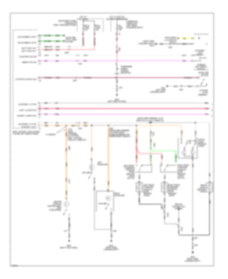 Courtesy Lamps Wiring Diagram 1 of 2 for Chevrolet Equinox LTZ 2013