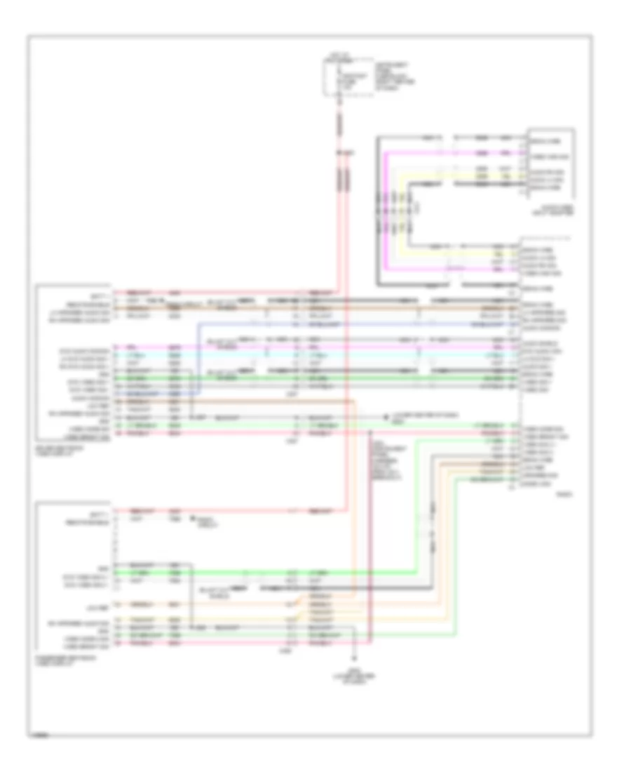 Video System Wiring Diagram for Chevrolet Equinox LTZ 2013